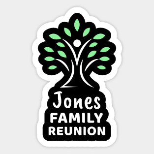 Jones Family Reunion Sticker